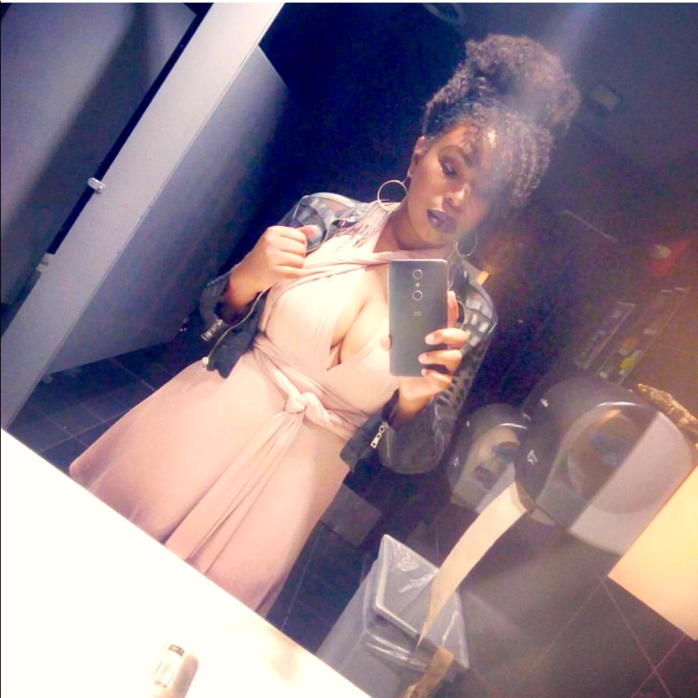 Multi way wrap around dress